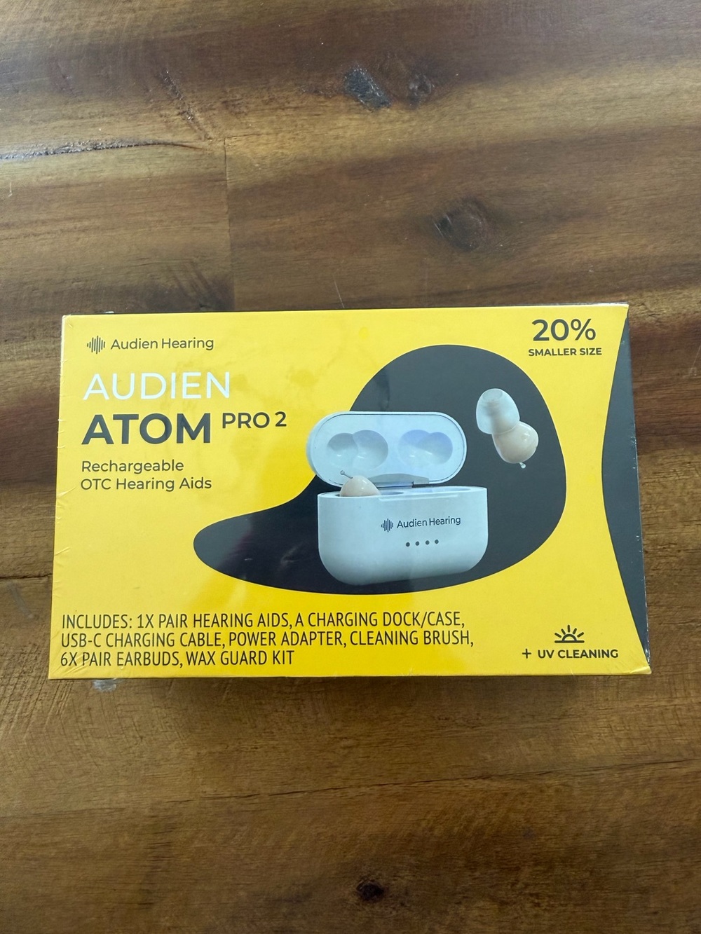 Audien Atom Pro 2 OTC Hearing Aids